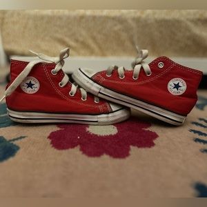 Gently worn height top Converses.